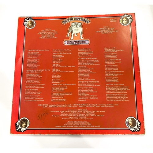 63 - STATUS QUO: Numbered 3 LP box set and 2 others; 3 unusual KOREAN LP pressings