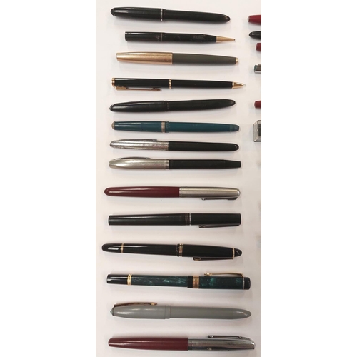 2 - A quantity of vintage fountain pens