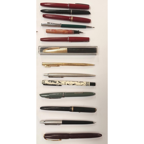 2 - A quantity of vintage fountain pens