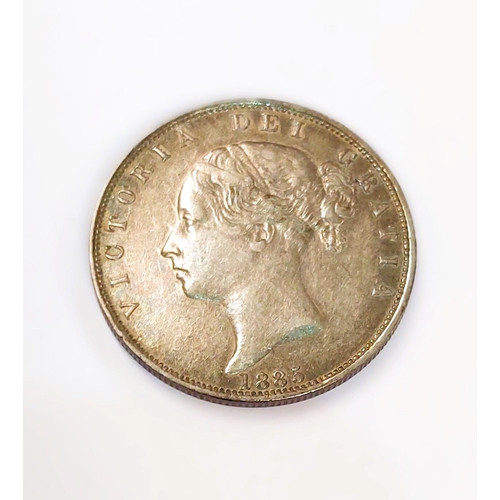 220 - A QV 1885 half crown, high grade with attractive tone