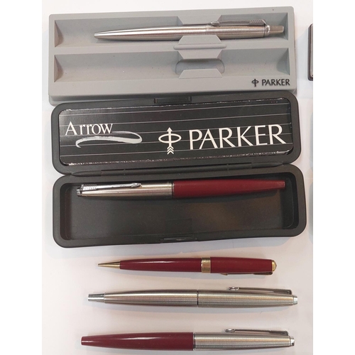 3 - A selection of Parker pens