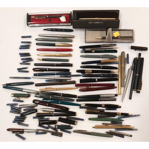 4 - A selection of vintage fountain pens etc