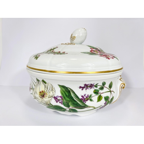 593 - A Spode Stafford Flowers square serving dish and a Spode Stafford Flowers covered tureen