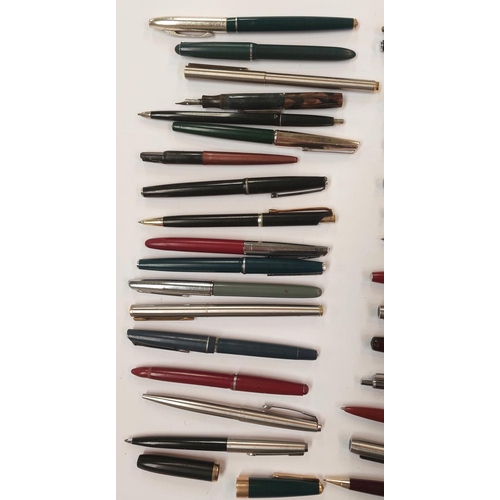 6 - A selection of vintage fountain and other pens