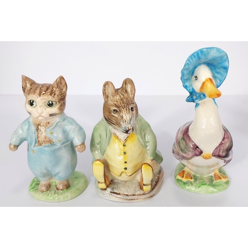 616 - Five Beswick Beatrix Potter figures and a similar Border Fine Art figure