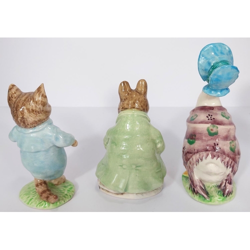 616 - Five Beswick Beatrix Potter figures and a similar Border Fine Art figure