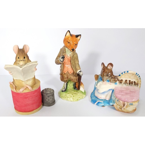 616 - Five Beswick Beatrix Potter figures and a similar Border Fine Art figure