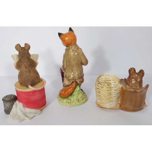 616 - Five Beswick Beatrix Potter figures and a similar Border Fine Art figure