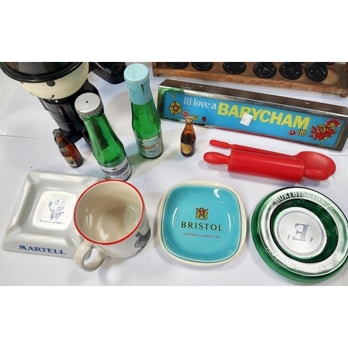 69 - Advertising ware: a collection of Homepride, Babycham and other advertising items.