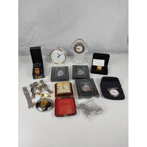 793 - A Wegner Swiss made alarm pocket watch and other various watches etc.