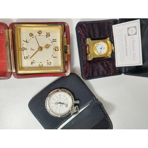 793 - A Wegner Swiss made alarm pocket watch and other various watches etc.