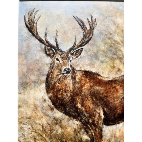 839 - Gary Benfield (British Contemporary) 'Majestic Stag' limited edition high quality print, 134/195 fra... 