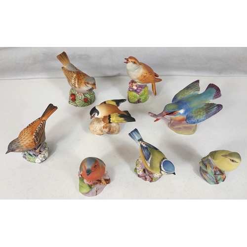 625 - 8 Royal Worcester models of various birds