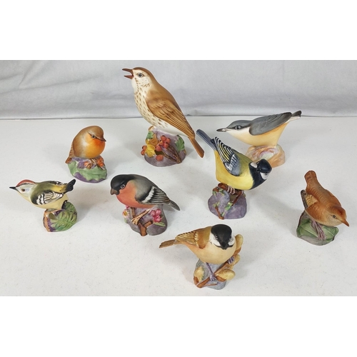 626 - 8 Royal Worcester models of various birds