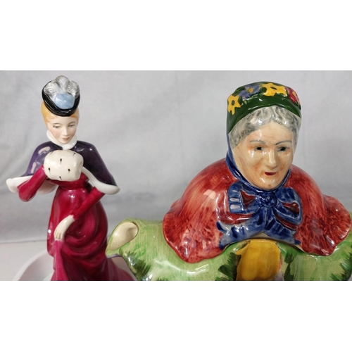 627 - Royal Doulton small and miniature character jugs (13) Royal Doulton dog and balloon seller; characte... 