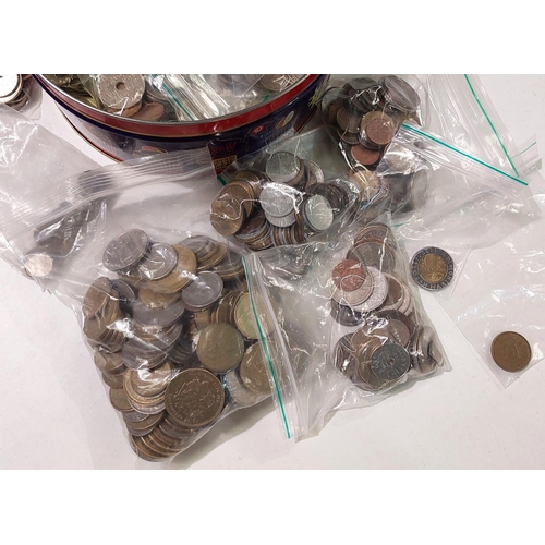 239 - A quantity of European coinage: Norway, Sweden, Denmark, Austria, Switzerland (approx. 30 francs) et... 