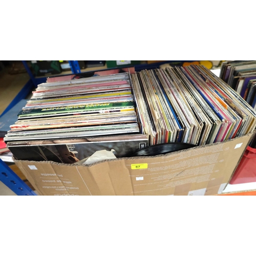 67 - A large quantity of vinyl LP records