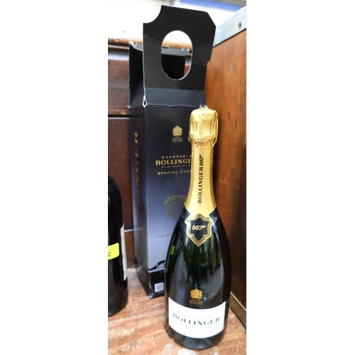 807 - A bottle of Bollinger Champagne Special Cuvee in 007 box 75cl