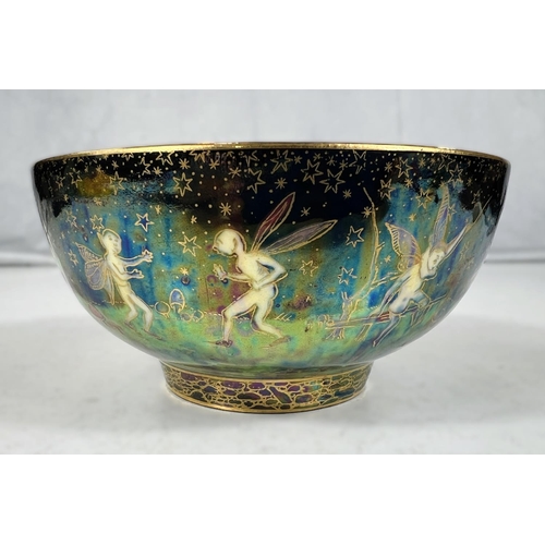 622A - Daisy Makeig Jones Wedgwood Fairyland Lustre small imperial bowl, dia. 5