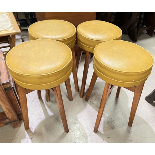 1015 - Four mid 20th century Ben Chairs stools