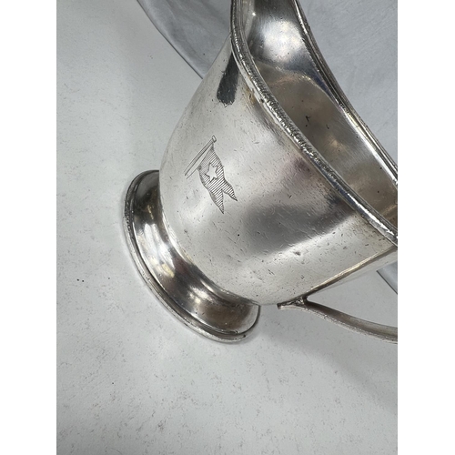 792 - White Star Line - a silver plated jug with marks to base.