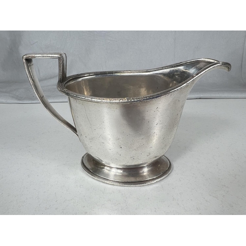 792 - White Star Line - a silver plated jug with marks to base.