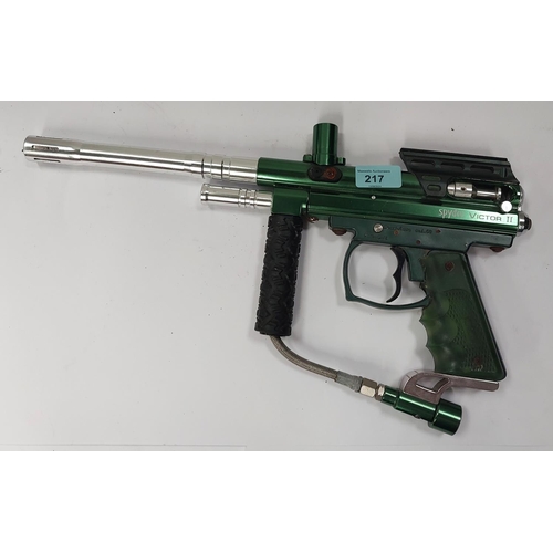 217 - A Spyder Victor II semi-automatic paintball gun