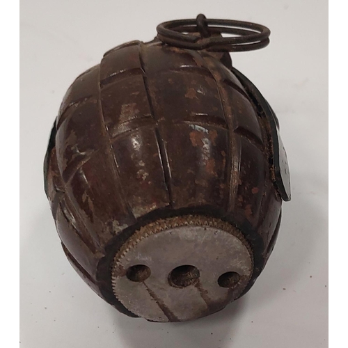 236 - An inert WWI mk 1 British Mills grenade, no. 5 