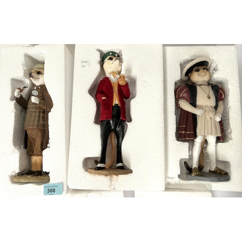 300 - Country Artists: Five 'Magnificent Meerkats' figures, Henry, Alexei, Sherlock, Ainslie, Dixon (boxed... 