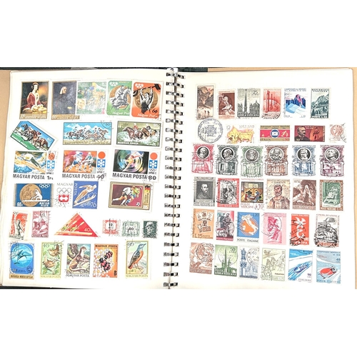 39 - A quantity of stamps in albums and loose, unsorted.