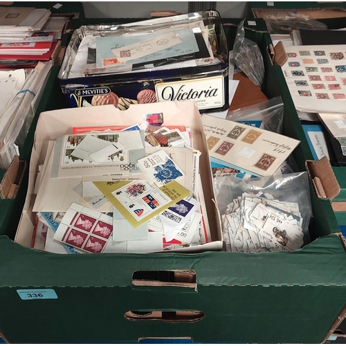 336 - A large quantity of unsorted stamps.