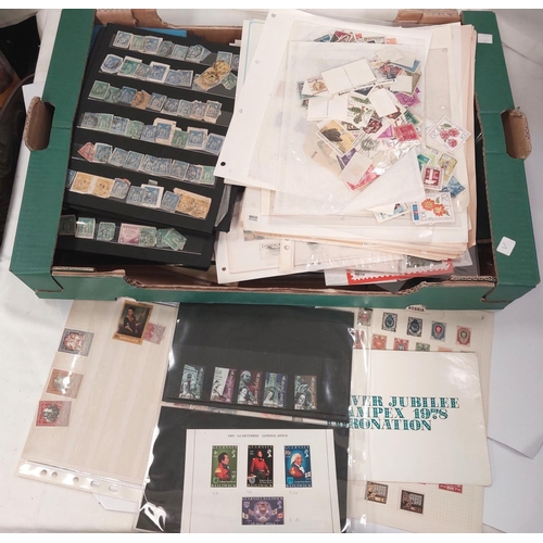 337 - A large quantity of unsorted stamps.