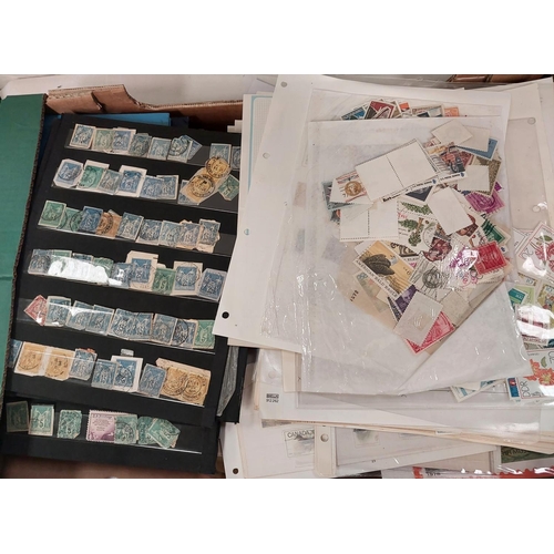 337 - A large quantity of unsorted stamps.