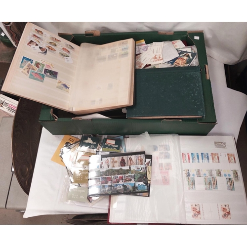 338 - STAMP BOOKS - various countries including Eire and Portugal, a large selection of unsorted stamps.