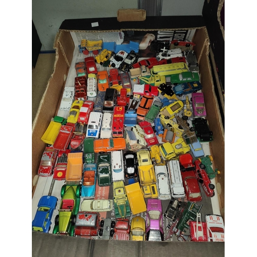 351 - DIECAST CARS etc - two trays.