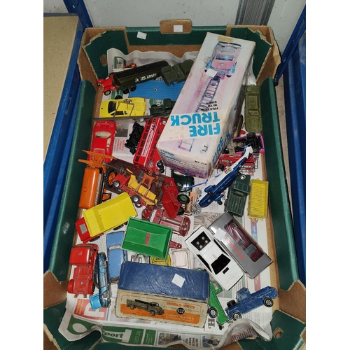 359 - DIECAST CARS and other toys - four trays.