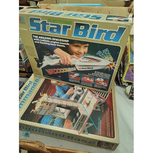 385 - Two vintage boxed 'Star Bird' boxed toys 