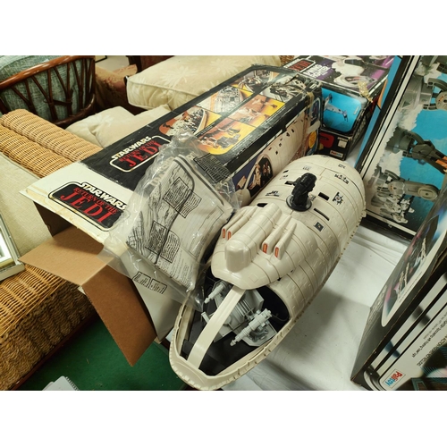 396 - A Star Wars Kenner Return of the Jedi Y-wing fighter and a Rebel Transport boxed (box a.f)