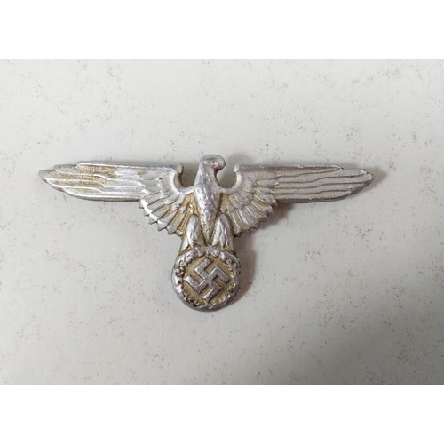 288 - An SS visor cap badge SS Eagle.