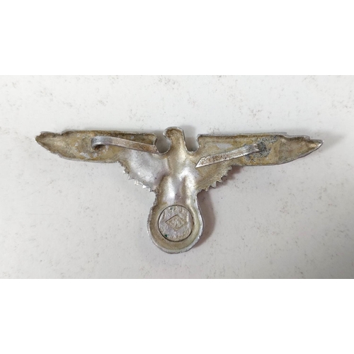 288 - An SS visor cap badge SS Eagle.