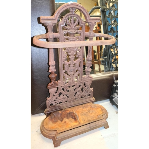 143C - A cast iron Victorian stick stand.