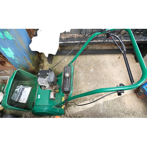 185 - A Qualcast Petrol 35S petrol driven lawn mower