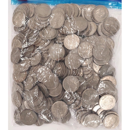 240C - A collection of vintage European coinage.