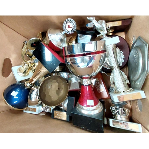 88 - A large selection of trophies, mainly related to Belle Vue, Manchester