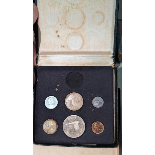 138A - CANADA 1967 silver coins in case