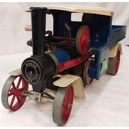 27 - A vintage Mamod model of a steam wagon. 