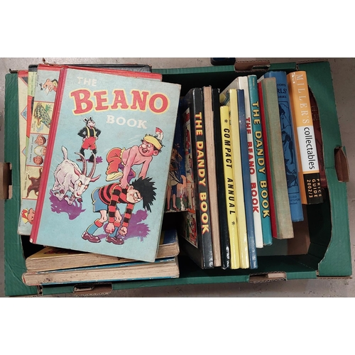 31 - THE TOPPER - three annuals, various others and miscellaneous books, The Beano Book, 1959 and 1960.