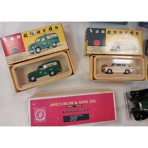 35C - A Corgi James Irlam truck, other Corgi boxed cars etc.