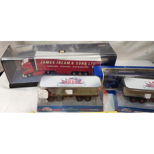 35C - A Corgi James Irlam truck, other Corgi boxed cars etc.