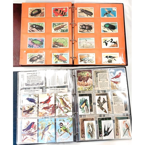 18 - Two albums of natural history cards, including General Cigar Company, Lipton, Arm & Hammer etc. ... 